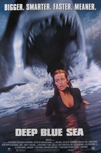 Deep Blue Sea poster