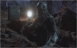 Jason Voorhees rises from the grave