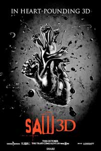 Saw 3D poster