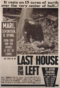 The Last House on the Left poster